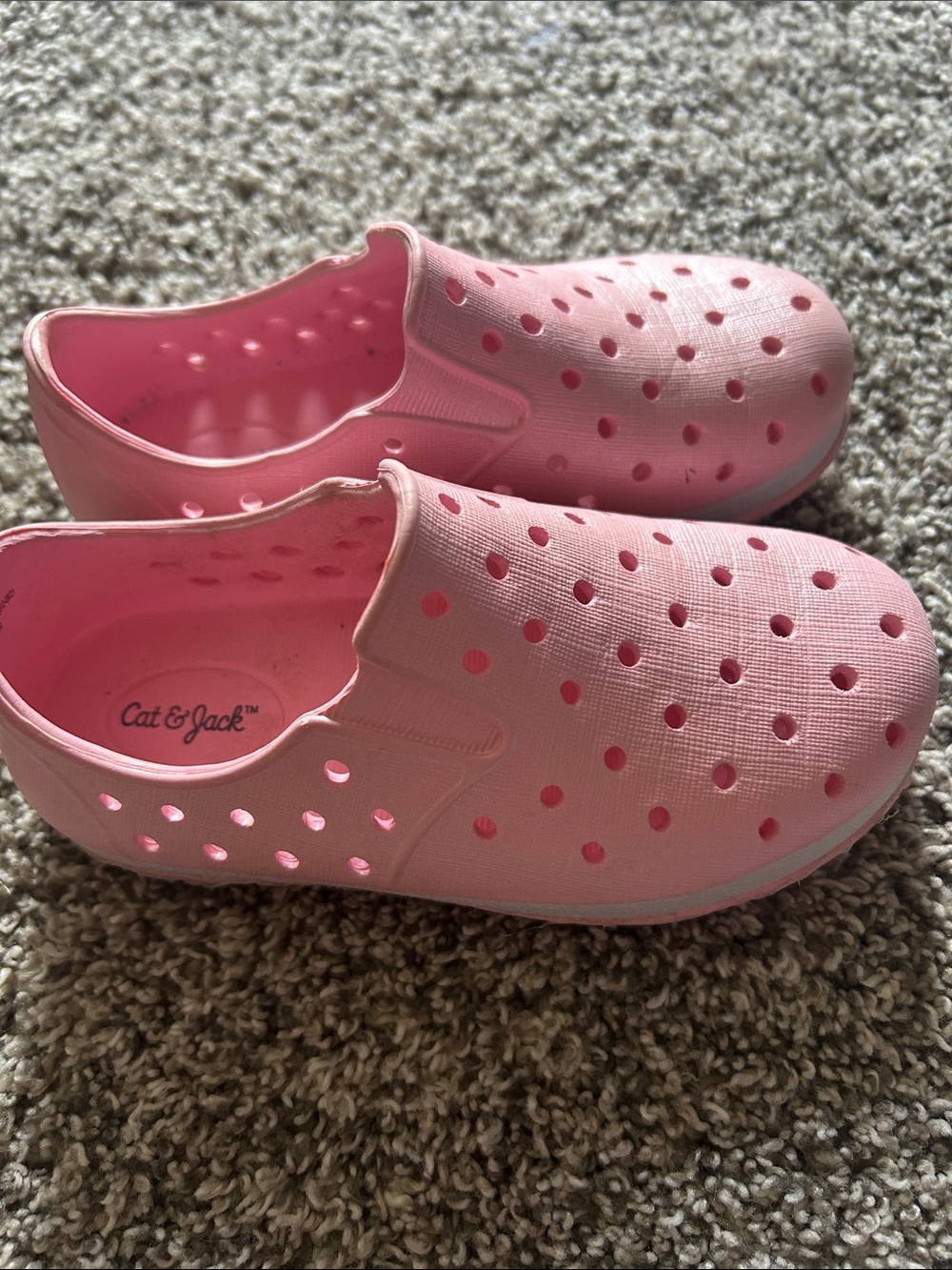 Cat & Jack Pink Slip-On Perforated Water Shoes for Kids